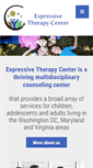 Mobile Screenshot of expressivetherapycenter.com